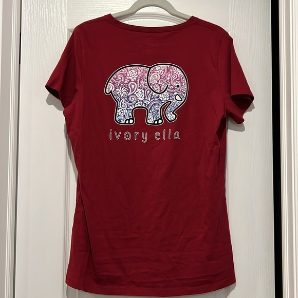 Red ivory Ella t shirt - Picture 3 of 4